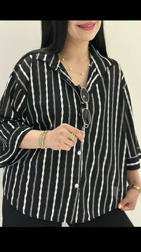 شومیز طهورا نیو 🫀🥰کد 15603 ترمه