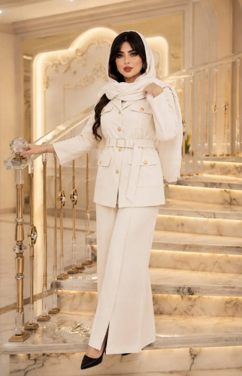 مانتو شلوار شبنم جنس مازراتی🥰♥کد 22038 ناز