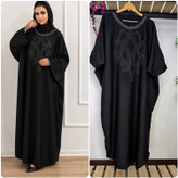 عبا لیلیوم الیزه تکرنگ مشکی 🤩🤩کد۲۲۰۸۳ ستشو
