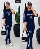 ست تیشرت و شلوار loewe🌈با رنگبندی و کیفیت عالی ✅ شایسته۲۶۵۱