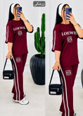 ست تیشرت و شلوار loewe🌈با رنگبندی و کیفیت عالی ✅ شایسته۲۶۵۱