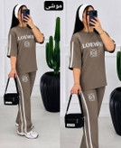 ست تیشرت و شلوار loewe🌈با رنگبندی و کیفیت عالی ✅ شایسته۲۶۵۱