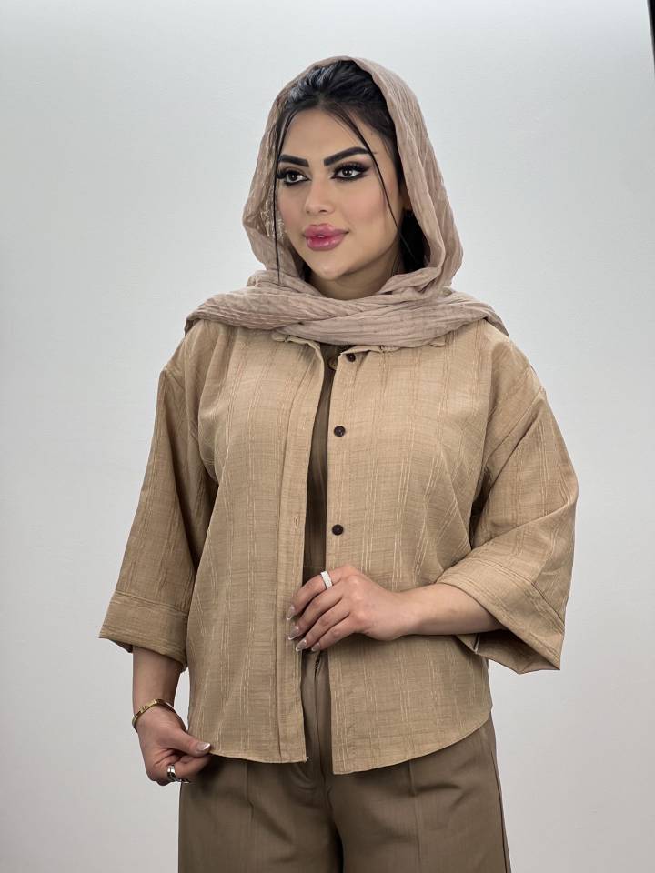 شومیز مانتویی نازنین 🎀🌹کد 521 شانی
