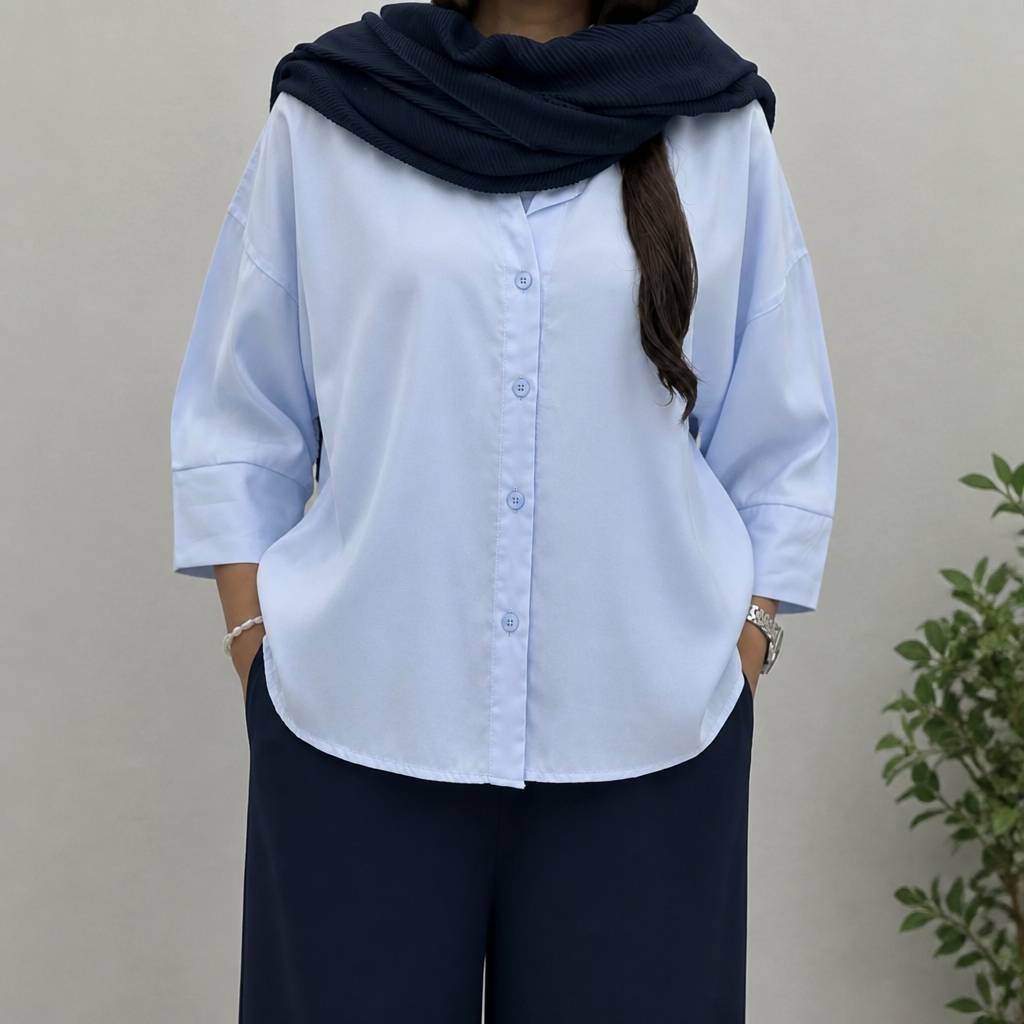 شومیز سیلک باکسی 🎀🫀کد 22722 کلار