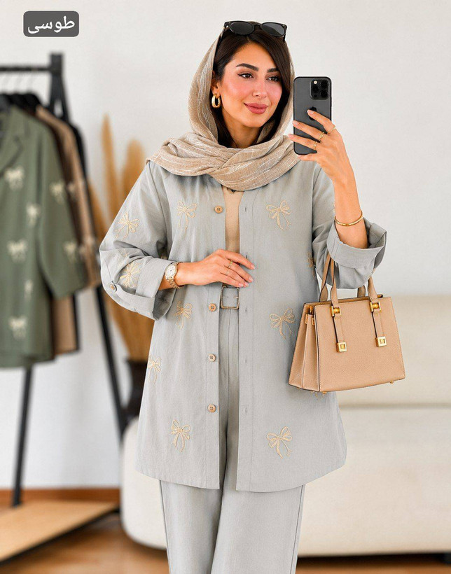 مانتو کتان چیترا 🌿با کیفیت بسیار عالی شایسته بانو16799