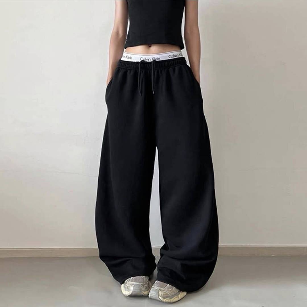 شلوار جاگر ملانژ 671🌿 با کیفیت عالی تارا. 76037