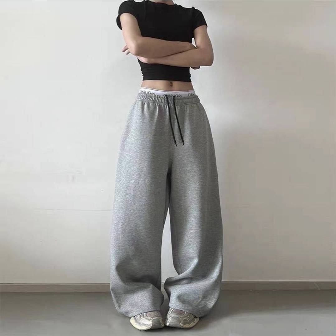 شلوار جاگر ملانژ 671🌿 با کیفیت عالی تارا. 76037
