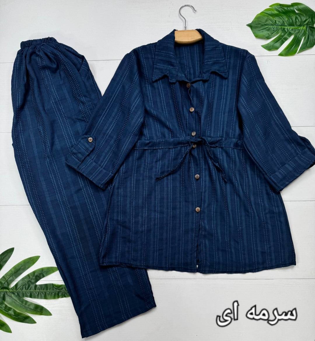 ست شومیز و شلوار دلدار 🌿با رنگ بندی و کیفیت عالی ✅الیش12625