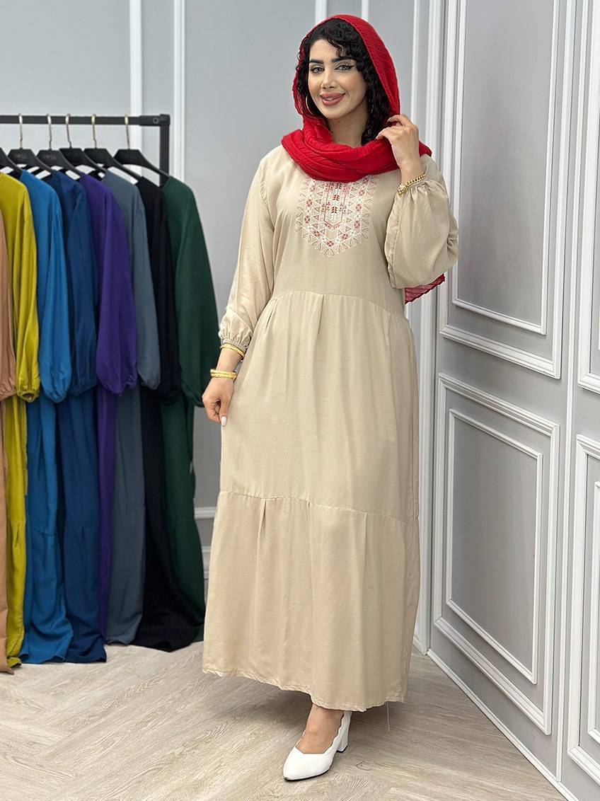 ساحلی گلدوخت 🎀🥰کد 10669 ماه