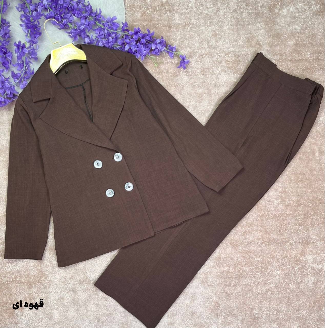 کت شلوار بزیاق 🫀🥰کد 22747 ماه