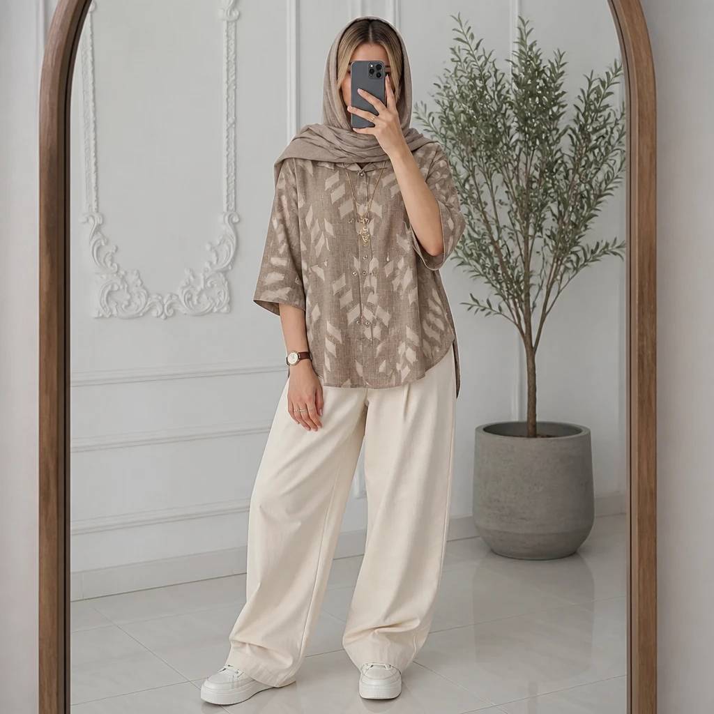 شومیز مانتویی مهر آرا 🥰❤️کد464 شانی