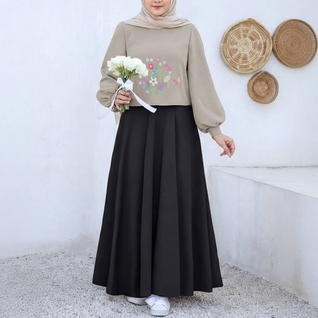 رویه و سارافون آرامش 🌼با رنگ بندی و کیفیت عالی ✅والی6388