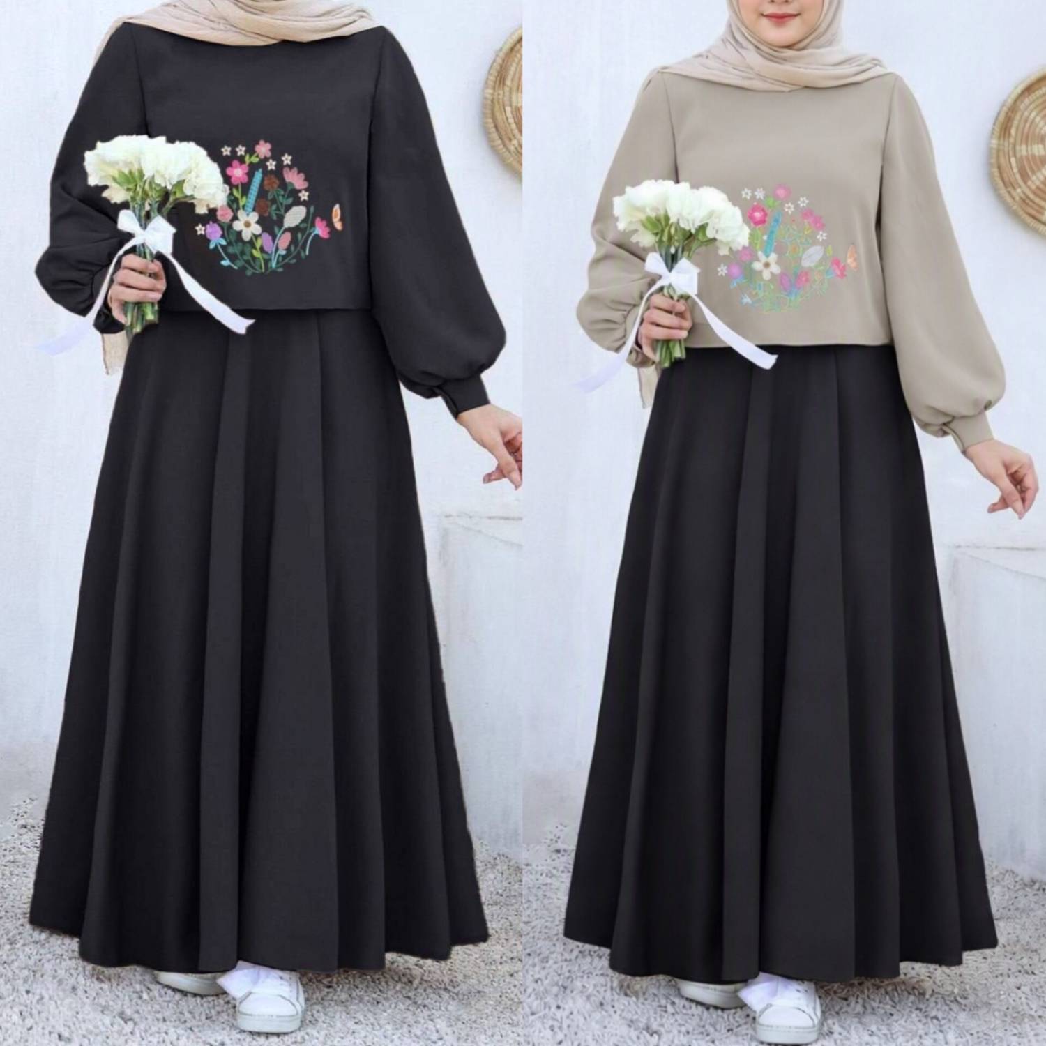 رویه و سارافون آرامش 🌼با رنگ بندی و کیفیت عالی ✅والی6388