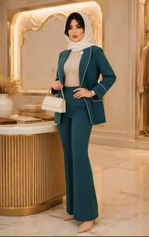 کت و شلوار ترلان با جنس مازراتی😍👌🏻کد 22844 ناز