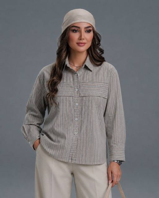 شومیز شایلی 🥰❤️کد 22869 ترمه