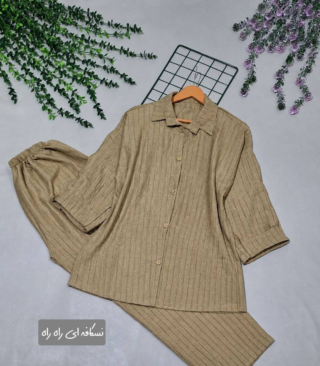 ست شومیز و شلوار نگینی ❤️🫀کد687 آدراپانا