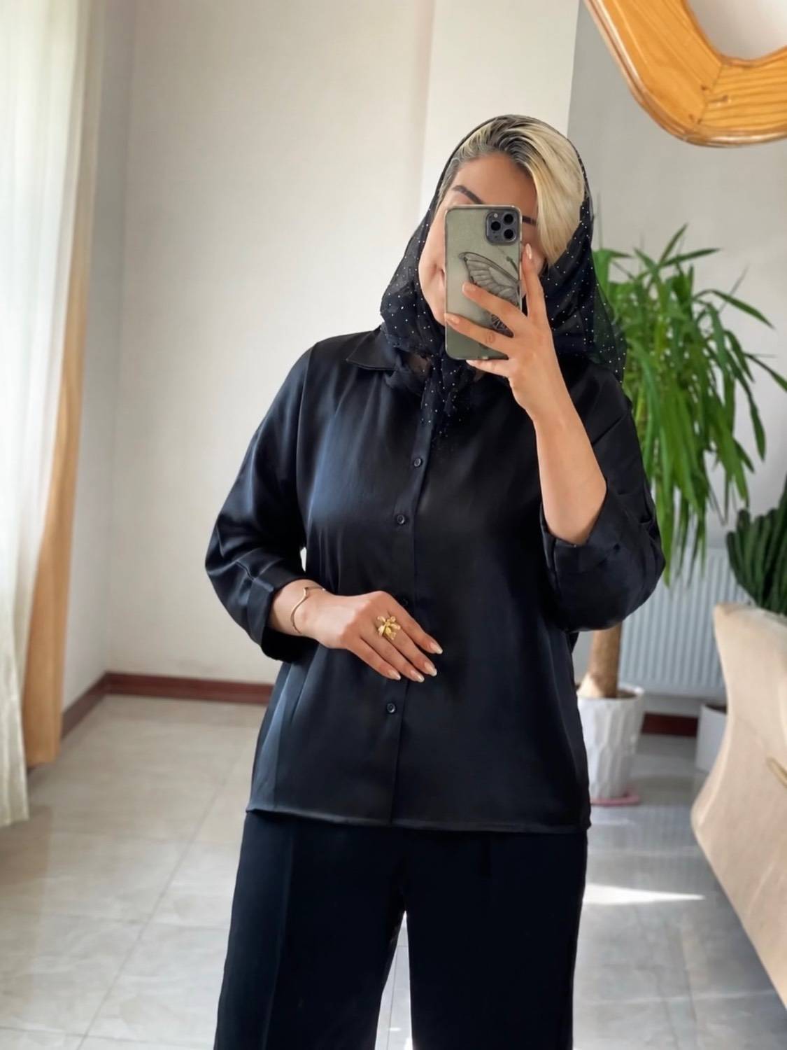 شومیز ساتن رضوان 🥰🫀کد646 آدراپانا
