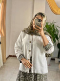 شومیز دامن گل گلی🌼با رنگ بندی و کیفیت عالی ✅والی21510