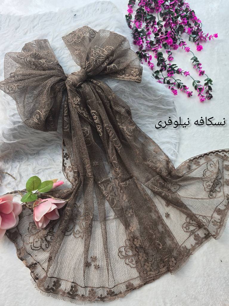 شال تور دانتل زیبا وشیک در رنگبندی 🌈 🌈 کد ۲۱۰۲۰ ستشو