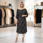 مانتو گازوئیلی آوینا ✅با رنگ بندی و کیفیت عالی ✅والی21038