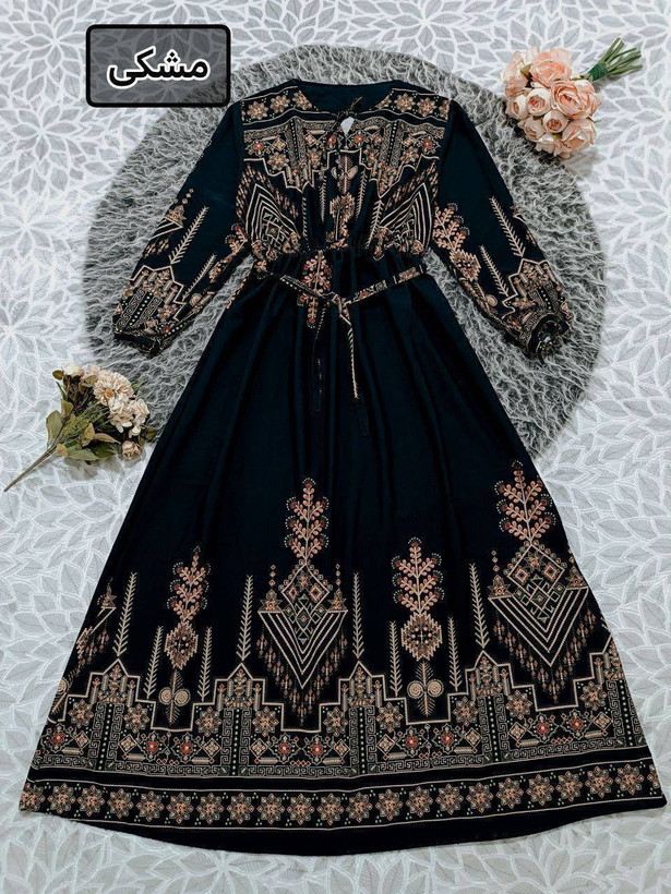 پیراهن کتیبه کلوش بوگاتی اعلا در رنگ بندی 🎀 🎀 کد۳۱۵۸ دلتا