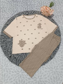ست تیشرت شلوار گوچی تکرنگ 🎀🎀کد۱۶۹۲۹ دلتا