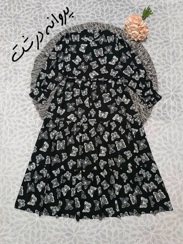 پیراهن سوپر کلوش چین دار سوپر سافت اعلا در رنگبندی 🌈 🌈 کد ۹۷۵۷ دلتا