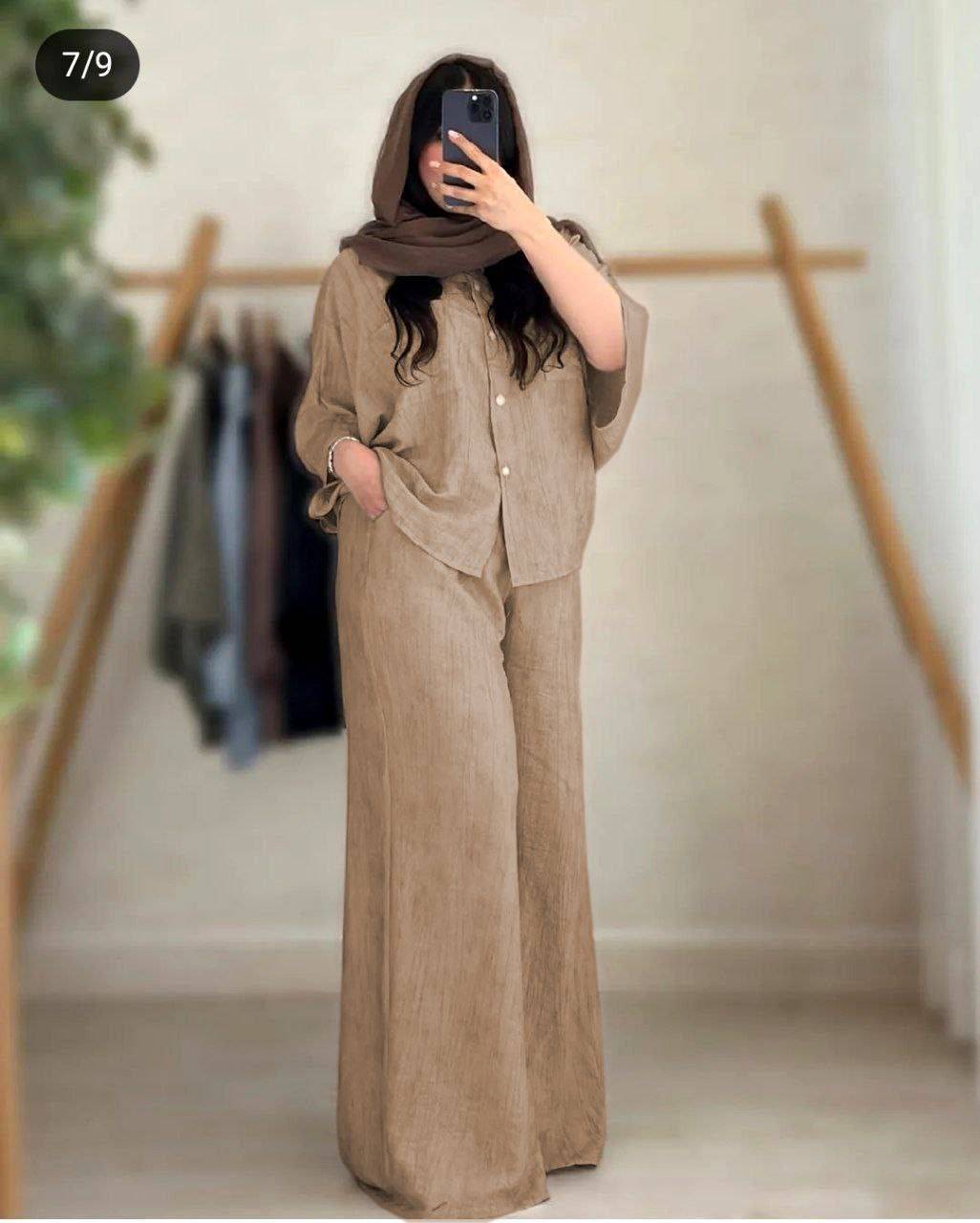 شومیز شلوار رویسا ❤️🫀کد725 آدراپانا