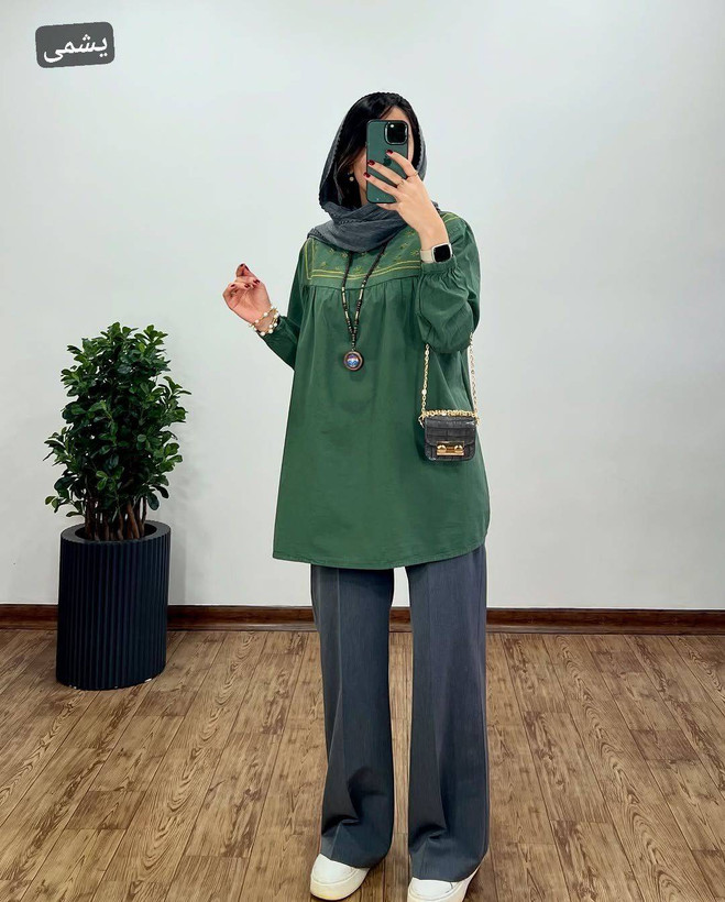 مانتو الیاف ستایش زیبا و شیک 😍✅5940شایسته