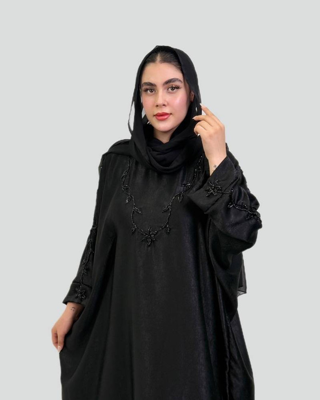 عبای ندا جواهر دوزی شده با بند تنظیم🥰♥کد 489 حدیث