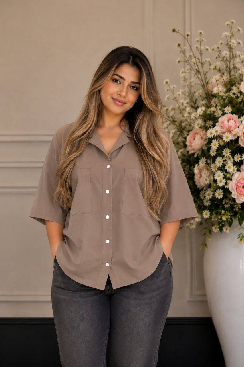 شومیز مانتویی ترانه با کیفیت پارچه عالی😍♥کد 22635 آرات