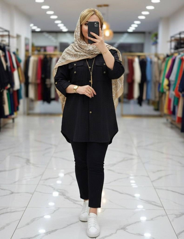 شومیز دیپلمات مهنا 🌿 با رنگبندی و کیفیت عالی ✅والی10369