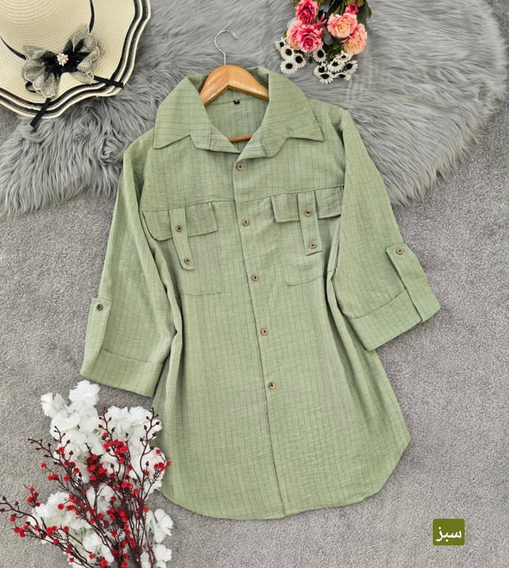 شومیز دیپلمات مهنا 🌿 با رنگبندی و کیفیت عالی ✅والی10369