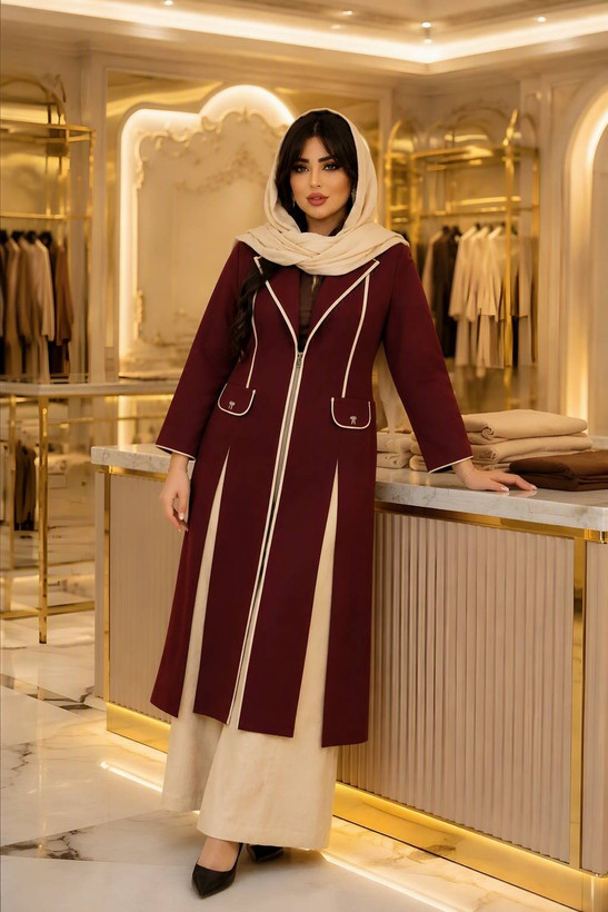 مانتو بلند یکتا جنس مازراتی😍👌🏻کد 21482 ناز