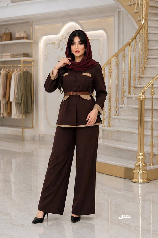 کت و شلوار مینو در رنگبندی🥰♥کد 16398 ناز
