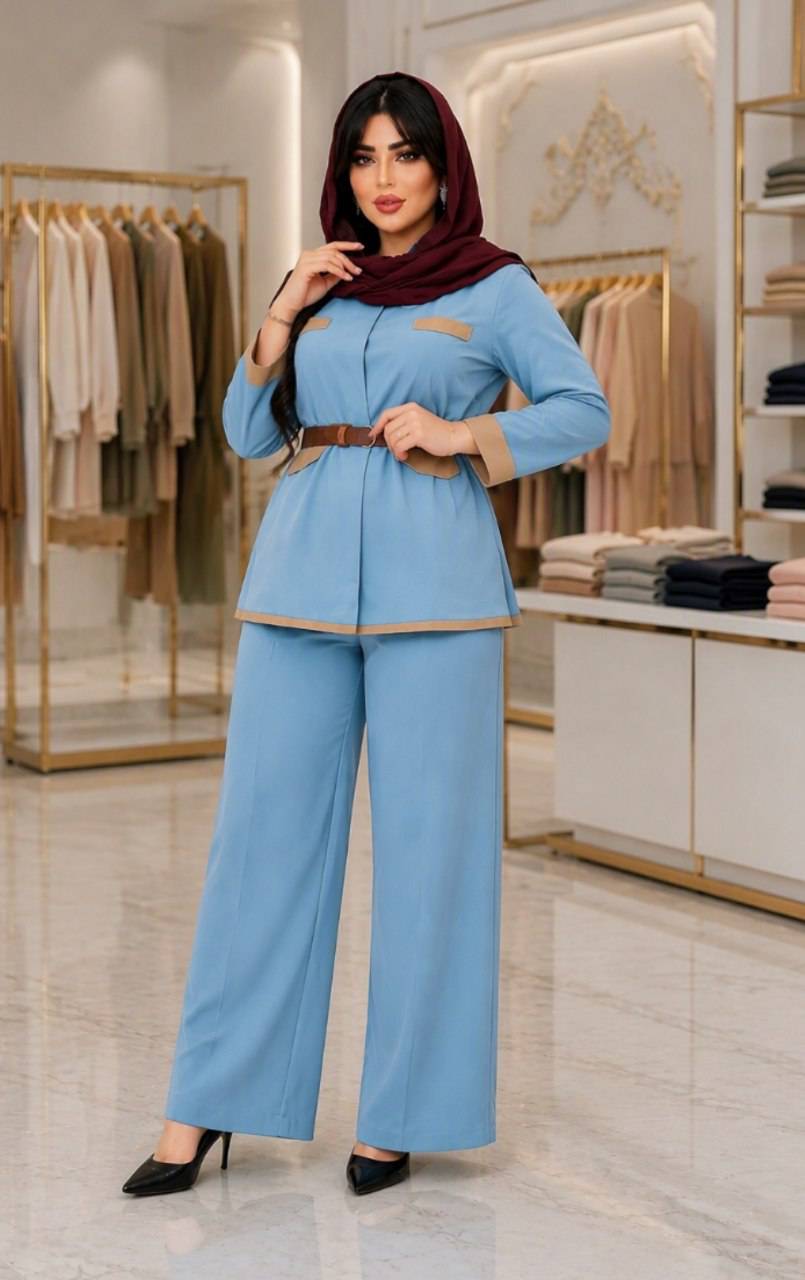کت و شلوار مینو در رنگبندی🥰♥کد 16398 ناز
