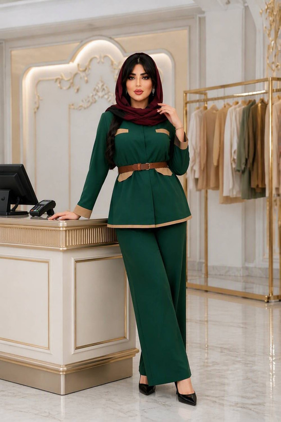 کت و شلوار مینو در رنگبندی🥰♥کد 16398 ناز