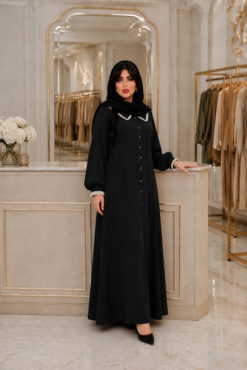 مانتو بلند کمربندار فرشته😍♥✨کد 22998 ناز