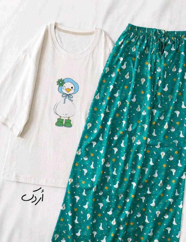 ست تیشرت شلوار قواره بزرگ پریناز در رنگبندی 🌈🌈کد۲۳۰۲۱ دلتا