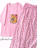 ست تیشرت شلوار قواره بزرگ پریناز در رنگبندی 🌈🌈کد۲۳۰۲۱ دلتا