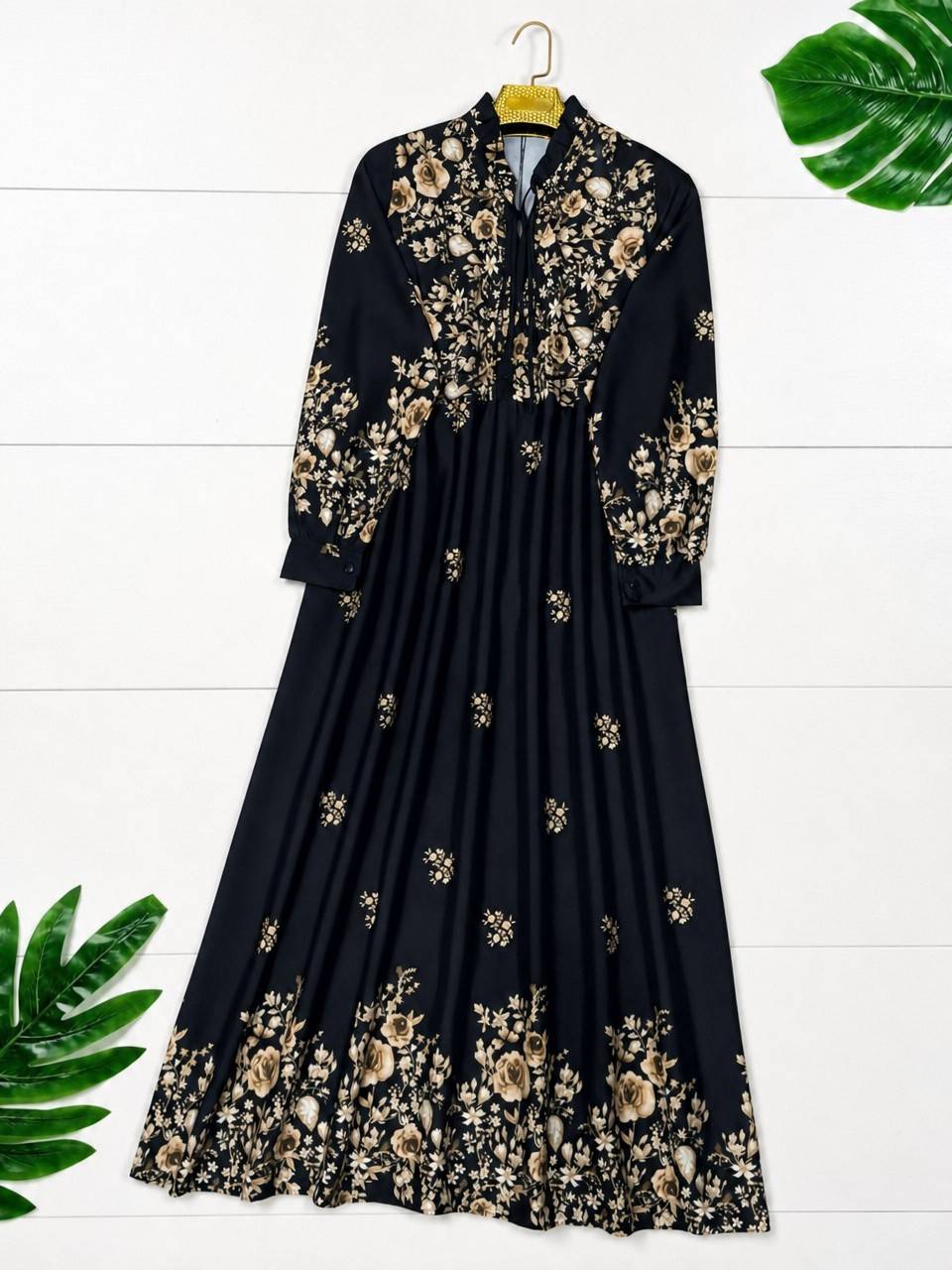 پیراهن سهیلی زنبق🌿 با پارچه بوگاتی درجه یک ✅الیش13757