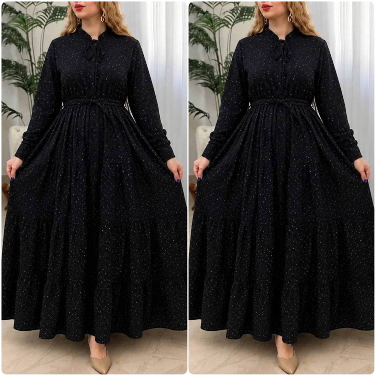 پیراهن ساحلی برفی 🌿 با پارچه بوگاتی درجه یک ✅ الیش15709