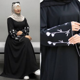 پیراهن عبای گل لاله🌹 با کیفیت بسیار عالی✅ والی22466
