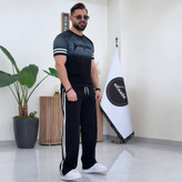 ست تیشرت و شلوار مردانه نوار کنفی 🌿 با کیفیت عالی✅ سیمو23053