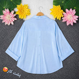 شومیز ریزشی ۵۳۳🌈 با رنگبندی و کیفیت عالی✅ بی بی1078