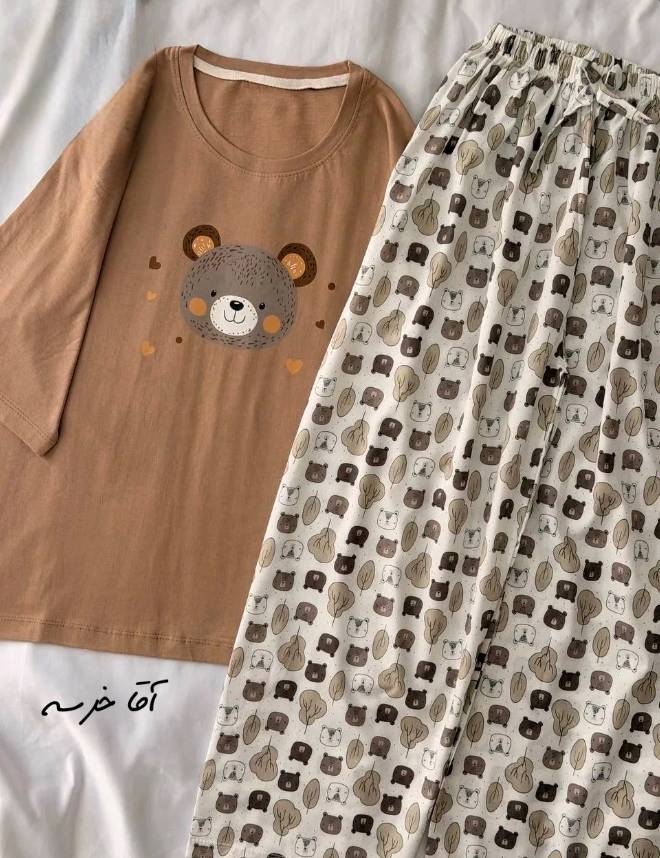 ست تیشرت شلوار قواره دار پریزاد در رنگبندی 🌈🌈🌈کد۲۳۰۶۳ دلتا
