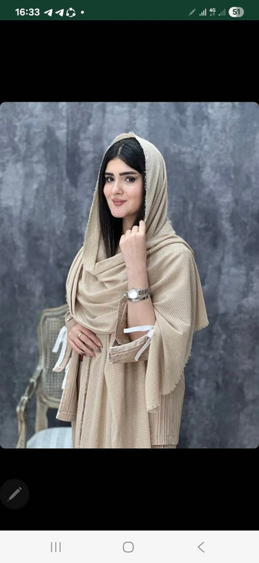 شال زارا لب ریش کنف سنگشور د. رنگبندی 🎀🎀کد۲۲۹۴۸ ستشو