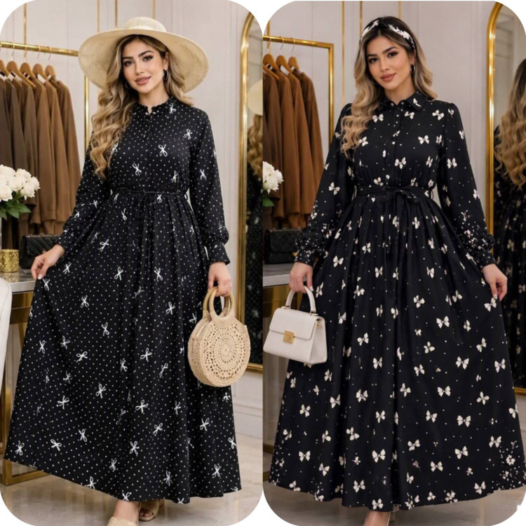 پیراهن یقه چین نازی 🫀🌹کد 23085 کلار