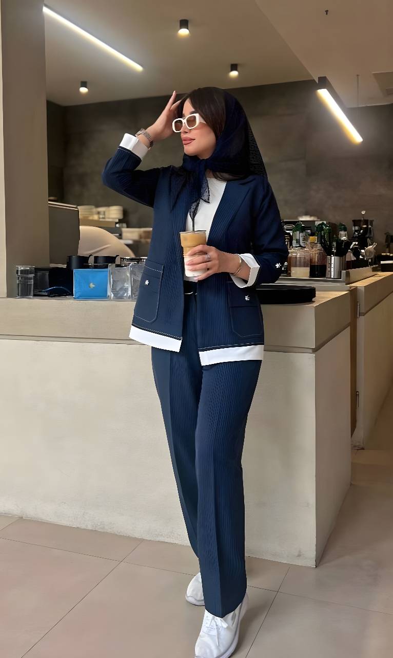 ست کت و شلوار ساغر ❤️🎀کد751 آدراپانا