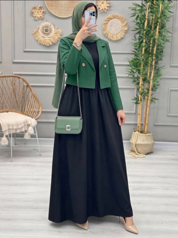 کت وسارافون زمرد زیبا وشیک تنخور عالی در رنگبندی 🎀 🎀 کد ۱۶۰۲۷ راشین